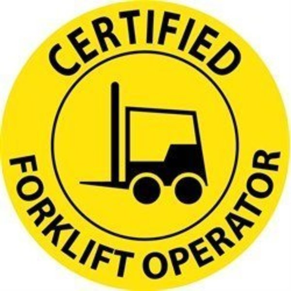 Nmc HARD HAT LABEL, CERTIFIED HH67R